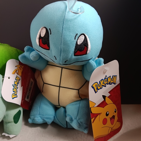 Pokemon Starter Kit 1 Charmander Bulbasaur Squirtle Plush doll 6" Stuffed Animal - Picture 3 of 5